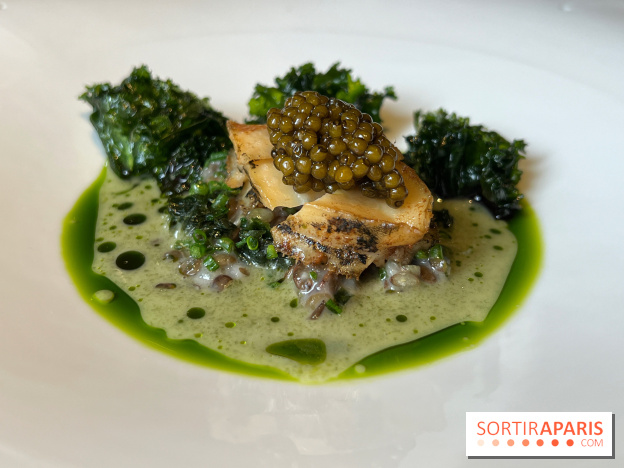 Menu chasse Le Gabriel, La Réserve - Ormeaux, lentilles, caviar