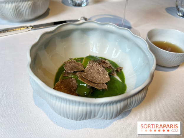 Menu chasse Le Gabriel, La Réserve - Poule faisane, truffe blanche