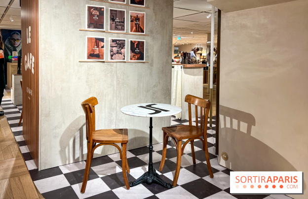 Café Jonak et collections chaussures marrons - Galeries Lafayette Haussmann - image00013