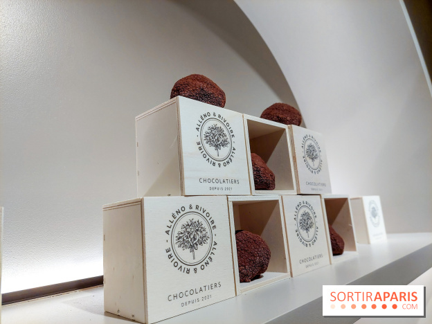 Bûche et chocolats de Noël 2023 signés Alléno & Rivoire - 20230922 100450