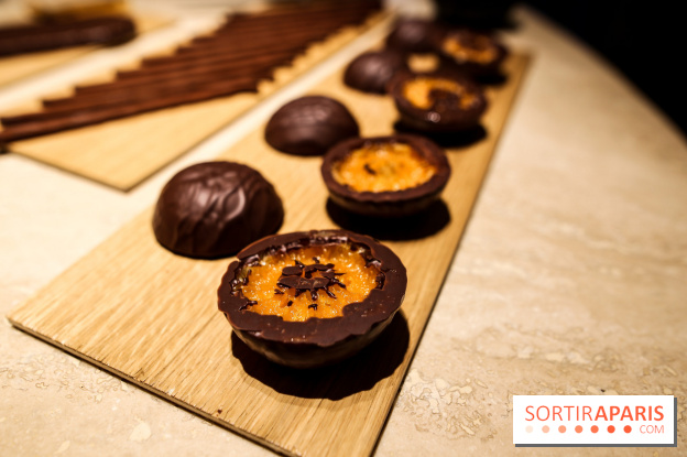 Bûche et chocolats de Noël 2023 signés Alléno & Rivoire