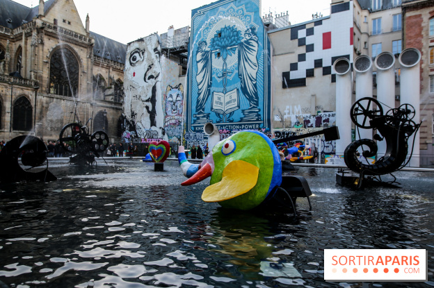 La Fontaine Stravinsky rénovée à Paris, nos photos