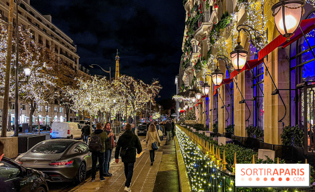 Les illuminations de Noël 2023 de l'Avenue Montaigne - cérémonie et décors féériques