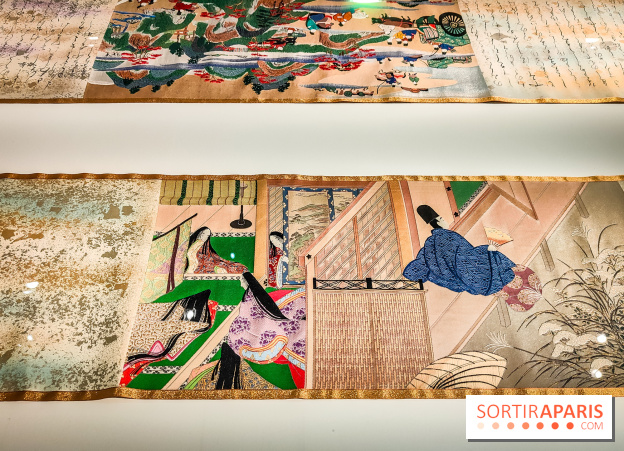 Exposition A la cour du Prince Genji : l'imaginaire japonaise se dévoile au musée Guimet  - IMG20231121094930