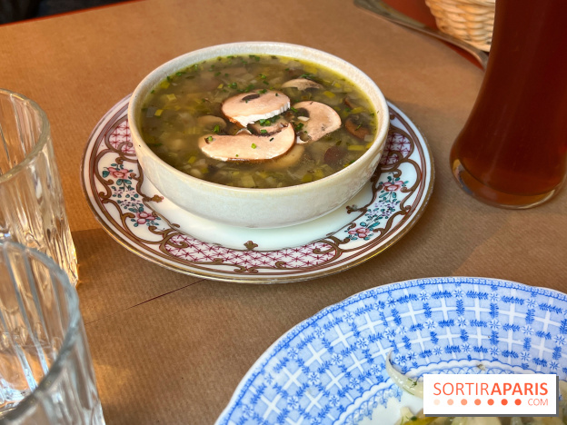 Le Rigodon - Bouillon champignons poireaux