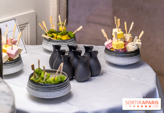 Le brunch à volonté des Jardins du Faubourg par Davide Pecorella - brochettes