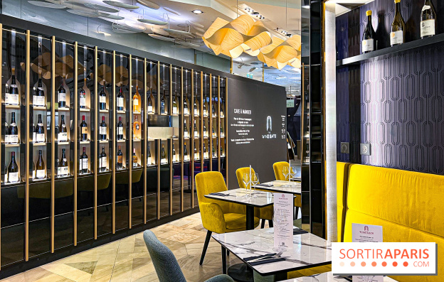 The Wine Gate, bar à vin et cave à manger des Galeries Lafayette Haussman