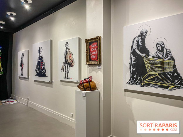 Exposition de Goin à la galerie La Lison : Santa Claus doesn't exist - IMG 3161