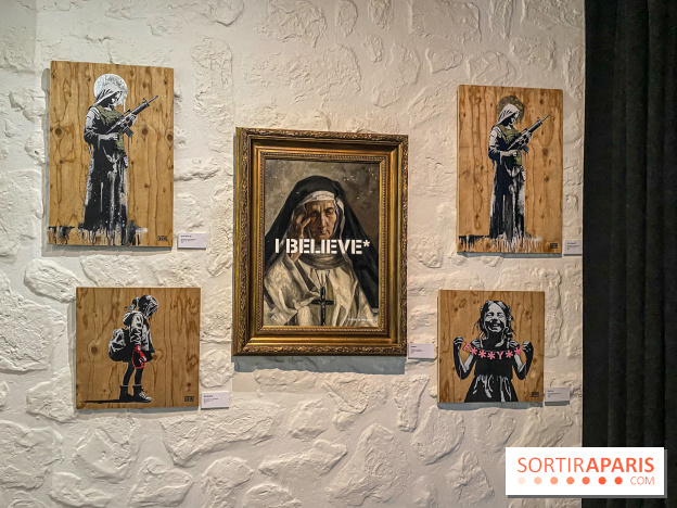 Exposition de Goin à la galerie La Lison : Santa Claus doesn't exist - IMG 3162