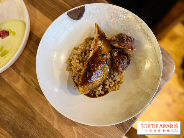 Pagaille - Pintade risotto de blé