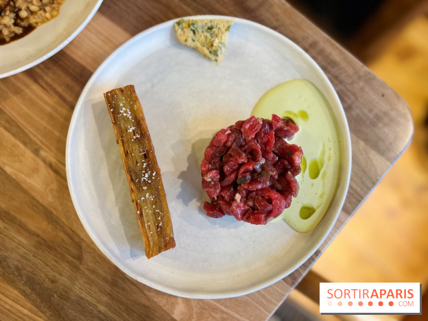 Pagaille - Crudo de bœuf, millefeuilles pommes de terre