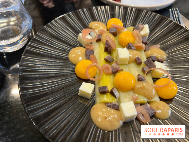 L'Evadé - Poireaux, jaune d'oeuf, cecina, moutarde