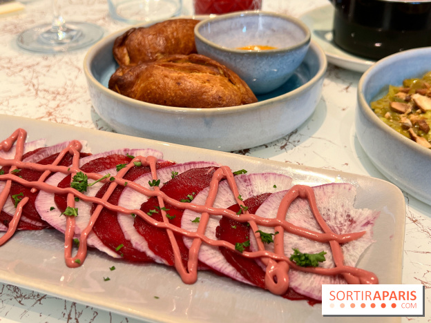La Petite Expérience - Carpaccio betteraves et radis