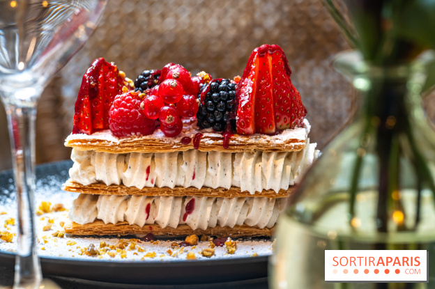 Les Chouettes restaurant - millefeuille