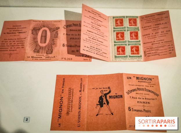 Carnets de timbres dans l'air du temps, l'exposition originale du musée de la Poste - nos photos - IMG20240130184546