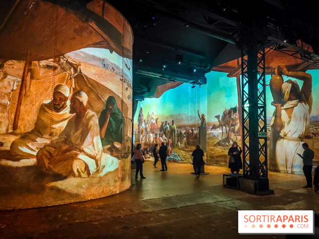 Les Orientalistes, l'exposition de l'Atelier des Lumières qui nous fait voyager en Orient - photos - IMG20240208102927