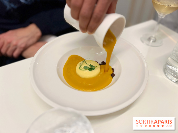 Elsass - Velouté potimarron, royale munster