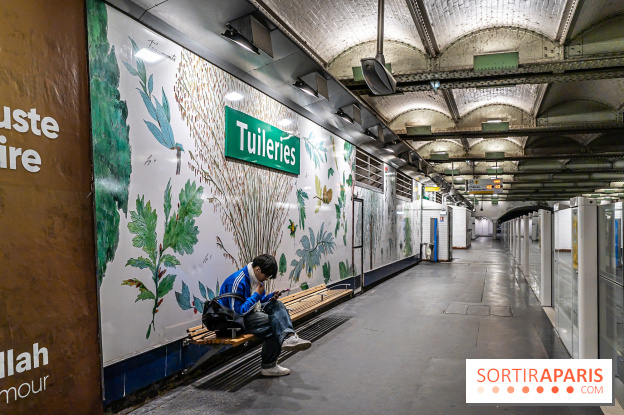 Le Métro Tuileries en mode végétal