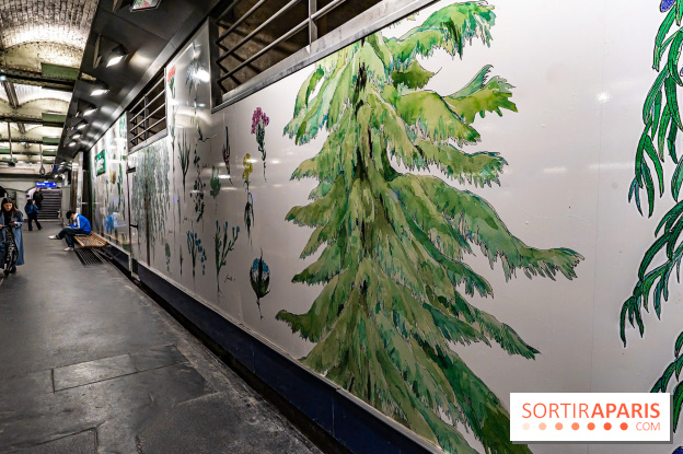 Le Métro Tuileries en mode végétal