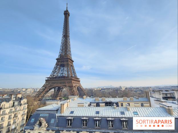 Visuel Paris 15e - Tour Eiffel hiver toits paris