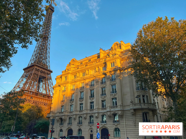 Visuel Paris 7e - Tour Eiffel - coucher de soleil