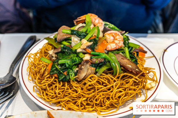 New Hao Khoan, le restaurant chinois et vietnamien, valeur sûre du 13e - nouilles croustillantes aux légumes et fruits de mer