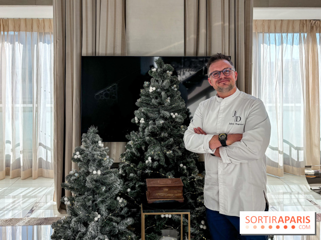 La Buche de Noel et les patisseries du Mandarin Oriental du chef patissier Julien Dugourd 