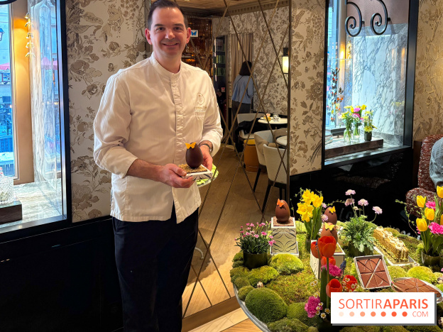 Paques 2025 : la collection gourmande d'oeufs de Paques de Matthieu Carlin à l'Hotel de Crillon 