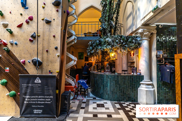 Climbing District Saint-Lazare, la salle d'escalade et espace coworking cachée dans une chapelle