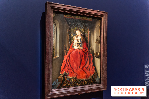 Exposition Revoir Van Eyck, La Vierge du chancelier Rolin au Musée du Louvre - la Vierge et l'enfant - La Vierge de Lucques