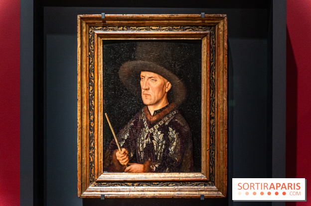 Exposition Revoir Van Eyck, La Vierge du chancelier Rolin au Musée du Louvre - Portrait de Baudoin de Lannoy