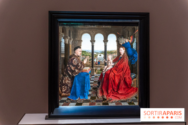 Exposition Revoir Van Eyck, La Vierge du chancelier Rolin au Musée du Louvre