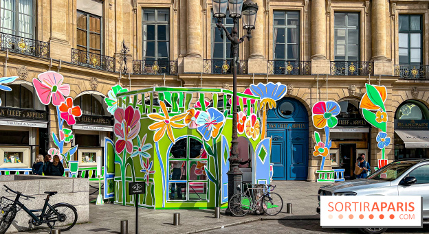 Van Cleef & Arpels pop up photocall Place Vendôme