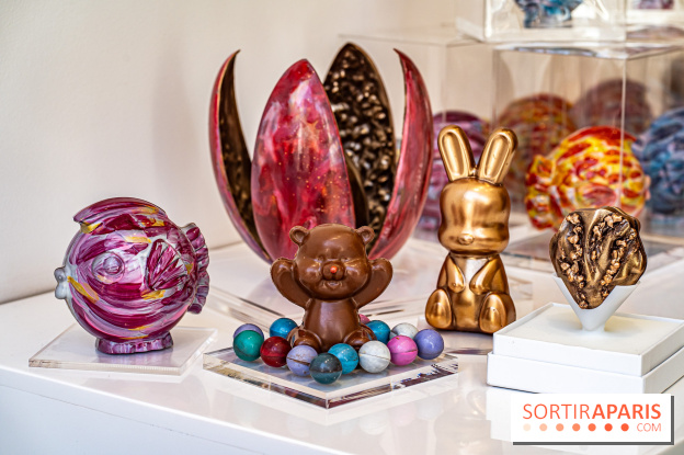Oeuf Joyaux et chocolats de Pâques de Jade Génin 2024