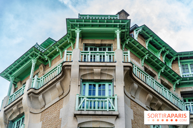 Insolite, la façade originale de la rue Blomet Paris 15e - photos
