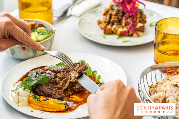 Le Café Mirette, l'excellent resto à la Fondation Pernod, côté Gare Saint-Lazare - agneau confit