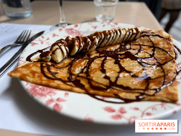 Galette Café - Crêpe banane chocolat
