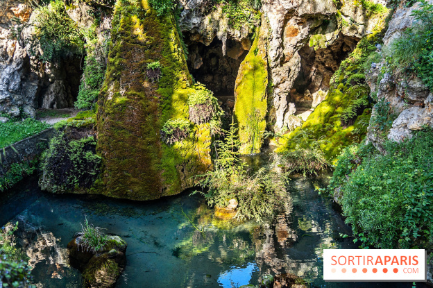 Parc du Dr Fauvel à Villennes sur Seine, grotte et cascades