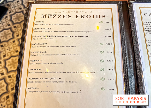 Boulevard Beirut, restaurant Libanais à Poissy - carte - menu