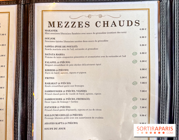 Boulevard Beirut, restaurant Libanais à Poissy - carte - menu