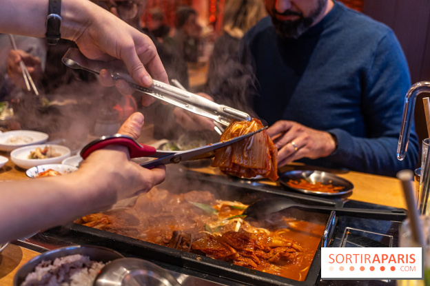 Hwaro Grill, le barbecue Coréen Paris 15e -  marmite kimchi
