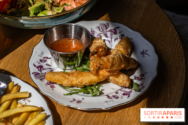 Festival, le café-restaurant rue Étienne Marcel  -  beignets de gambas