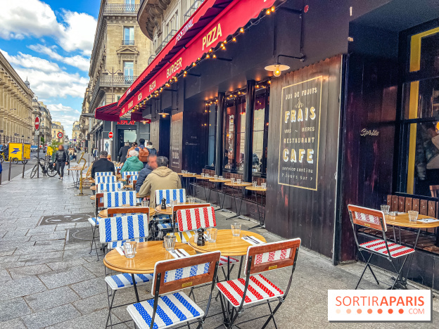 Festival, le café-restaurant rue Étienne Marcel  - terrasse