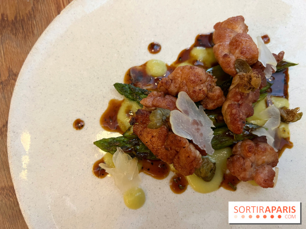 ChoCho - Ris d'agneau, asperge au barbecue