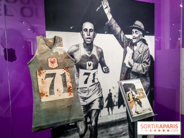 Marathon, la course du messager : l'exposition olympique du Musée de la Poste - nos photos - IMG20240514192937