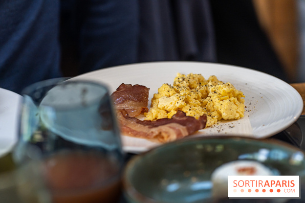 Le brunch maison de l'Auberge des 3 Hameaux, le fantastique brunch des Yvelines - oeufs brouillés bacon