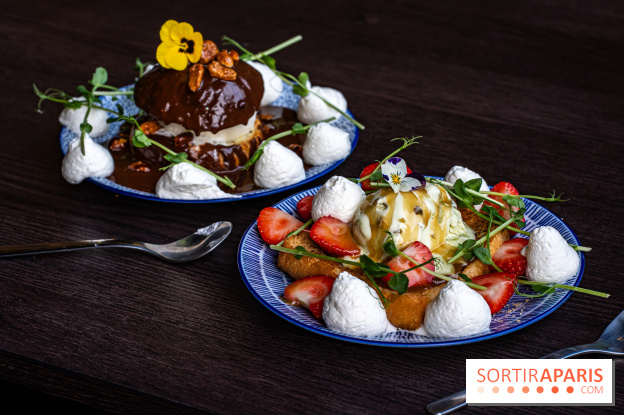 Le meilleur Burger de France 2024 à la Ménagerie du roi par Anthony Pautrat -    dessert - pain perdu - profiterole