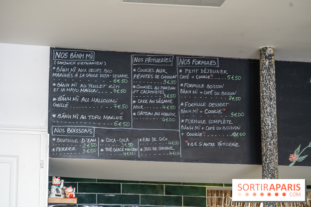 Hoa Cà Phê, le Coffee Shop Vietnamin du 11e à Paris - carte - menu