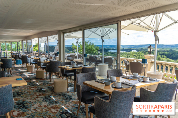 Le Brunch à volonté du belvédère au Domaine de la Corniche dans les Yvelines - photos -  salle