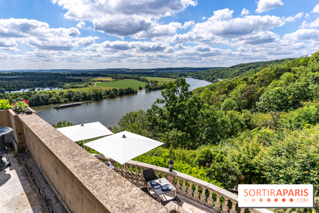 Le Brunch à volonté du belvédère au Domaine de la Corniche dans les Yvelines - photos -  vallée de la Seine